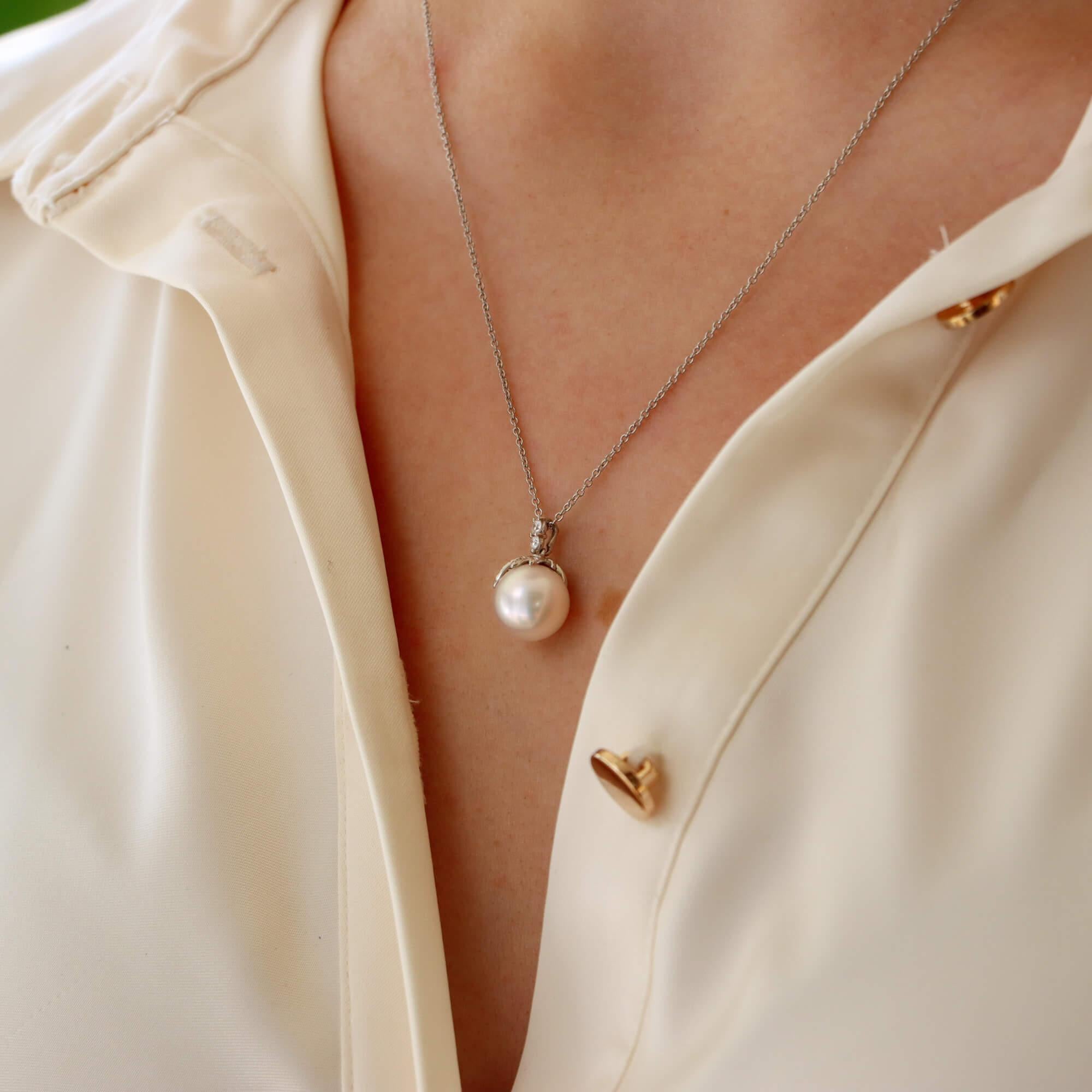 single pearl necklace tiffany