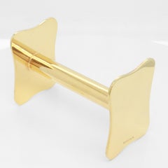 Vintage Tiffany & Co. Apoya cuchillos de plata de ley dorada