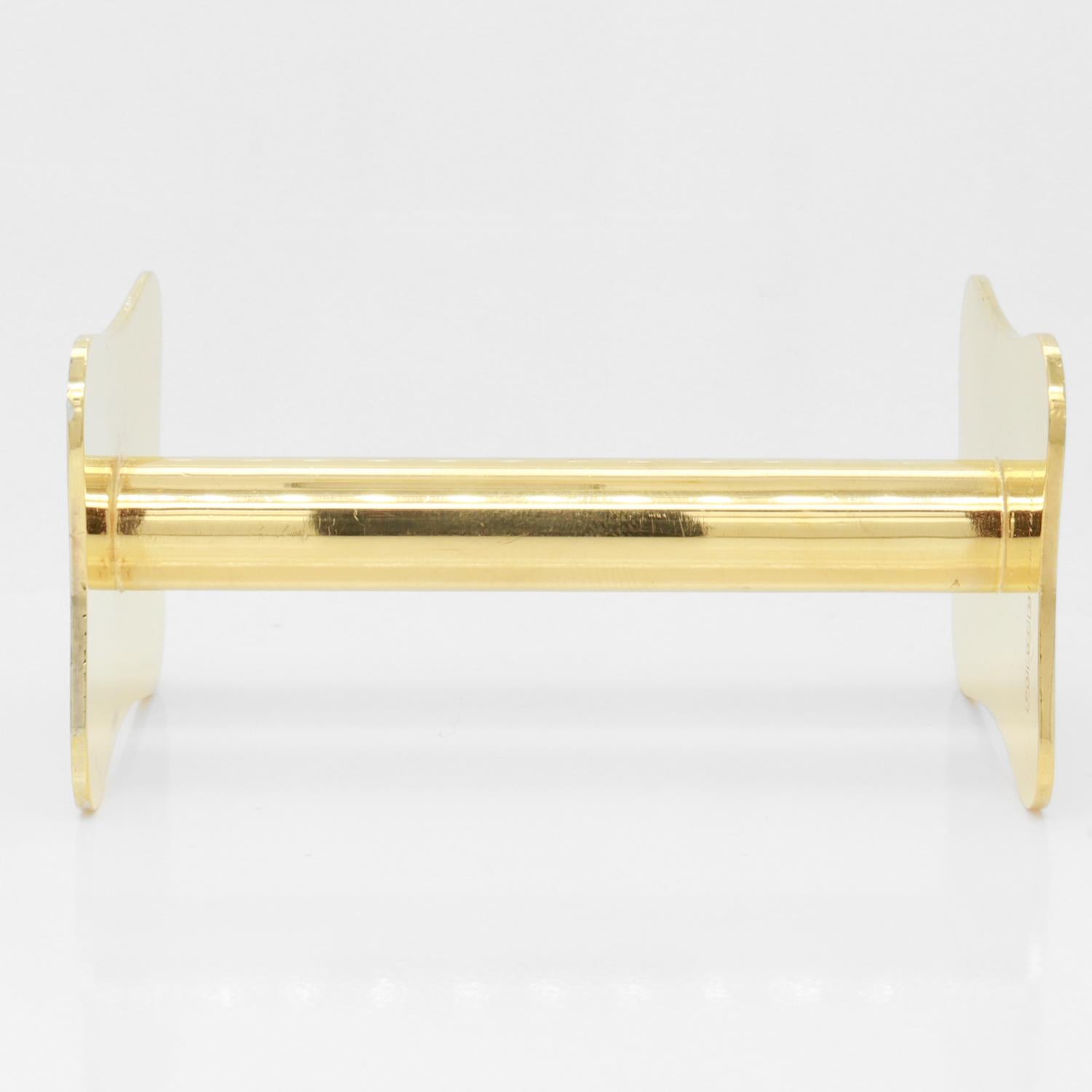 Vintage Tiffany & Co. Gilt Sterling Silver Knife Rest For Sale 1