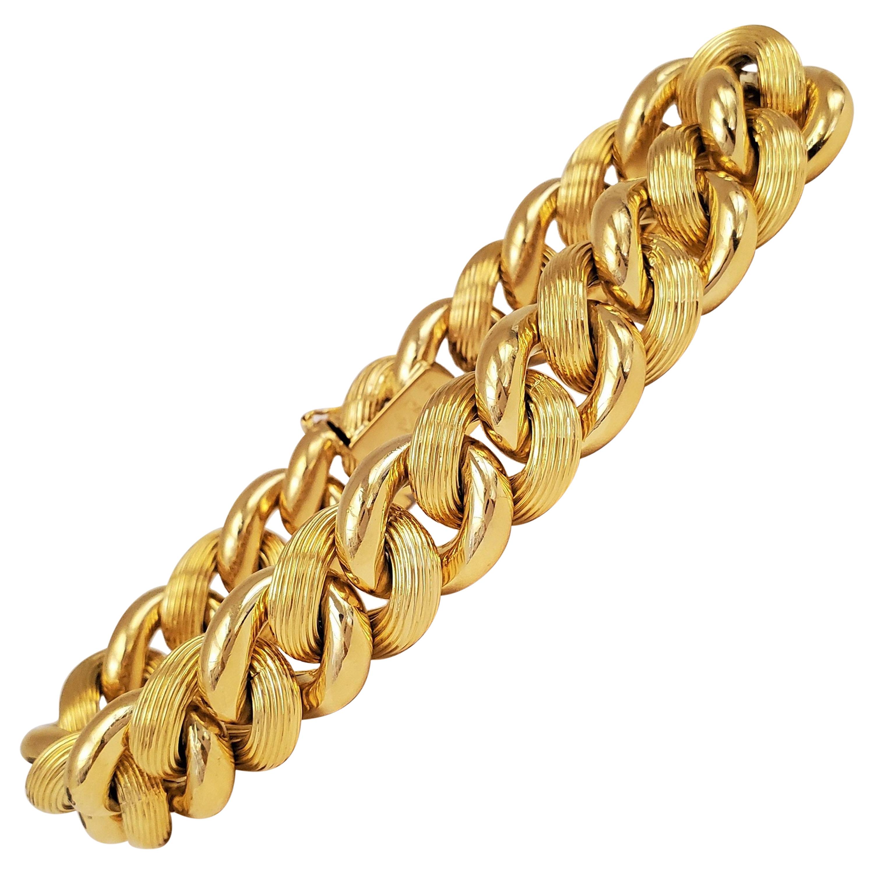 Vintage Tiffany & Co. Gold Link Bracelet
