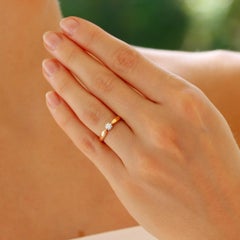 Vintage Tiffany & Co. Harmony Diamond Ring in Rose Gold and Platinum