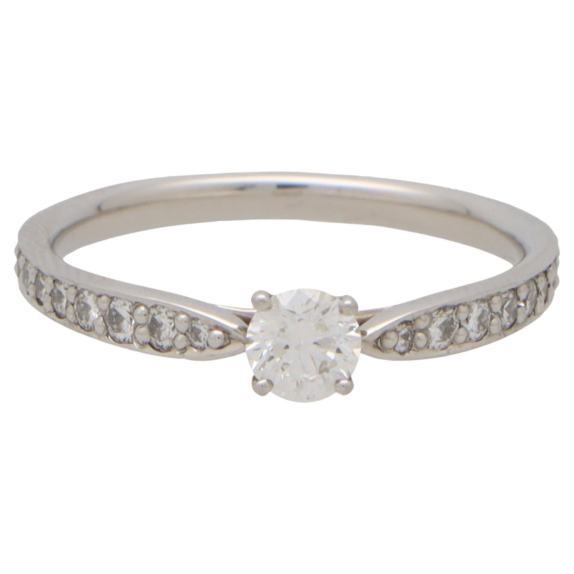 Vintage Tiffany & Co. �‘Harmony' Round Cut Diamond Ring