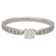 Vintage Tiffany & Co. ‘Harmony' Round Cut Diamond Ring