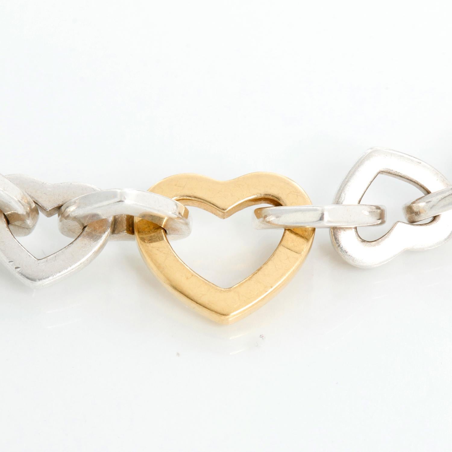 heart link necklace tiffany