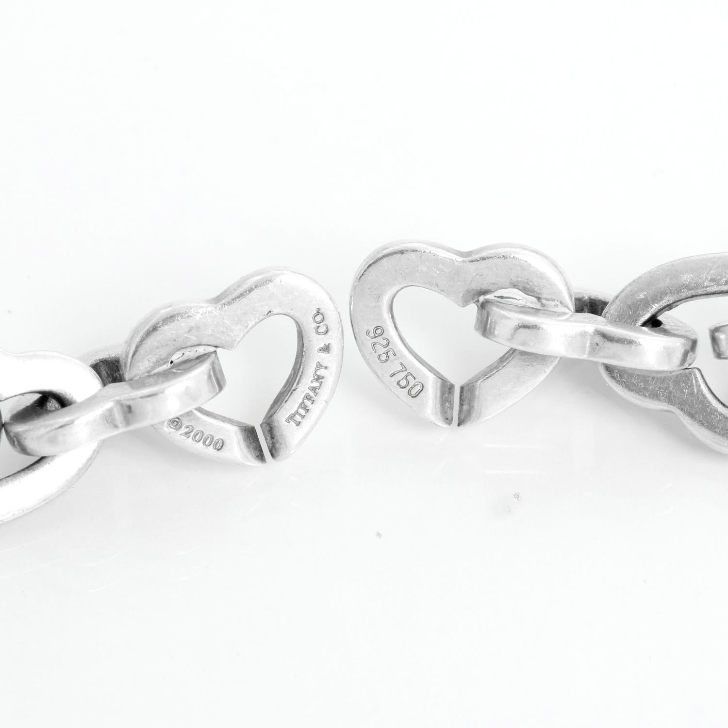 tiffany chain heart necklace