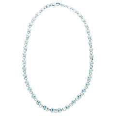 Vintage Tiffany & Co. Heart Link Necklace Sterling Silver 925