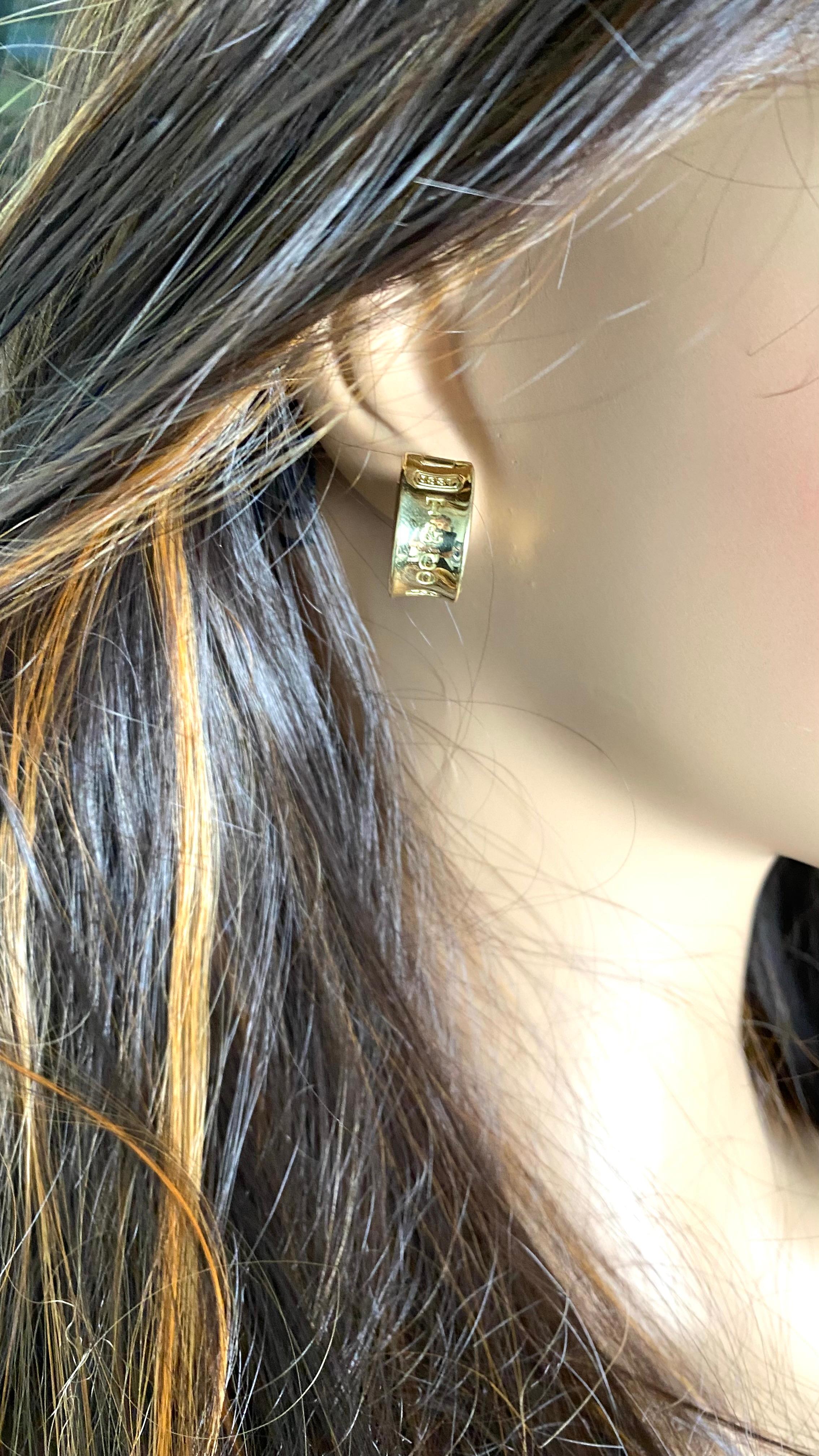 tiffany t hoop earrings