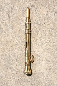 Vintage Tiffany & Co. Hidden Pencil Pendant Necklace in Yellow Gold