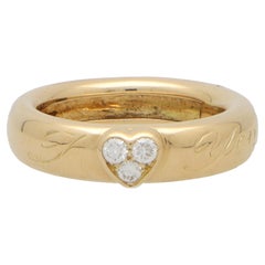 Vintage Tiffany & Co. 'I Love You' Diamond Ring in 18k Yellow Gold