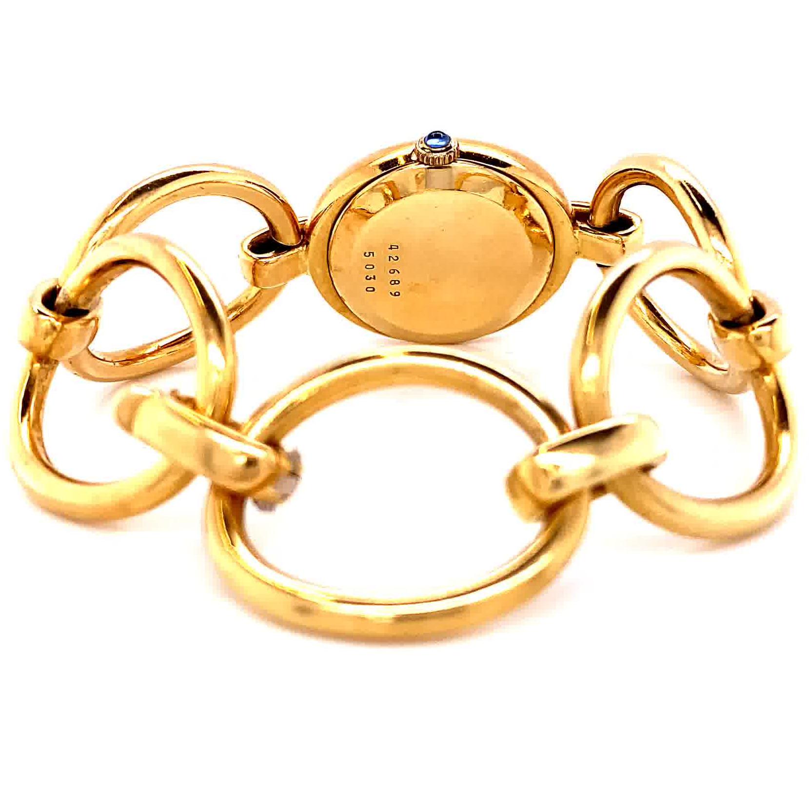 Women's Vintage Tiffany & Co. Italy 18 Karat Gold Watch Bracelet