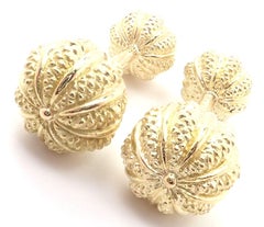 Tiffany & Co. Boutons de manchette vintage Jean Schlumberger en or jaune