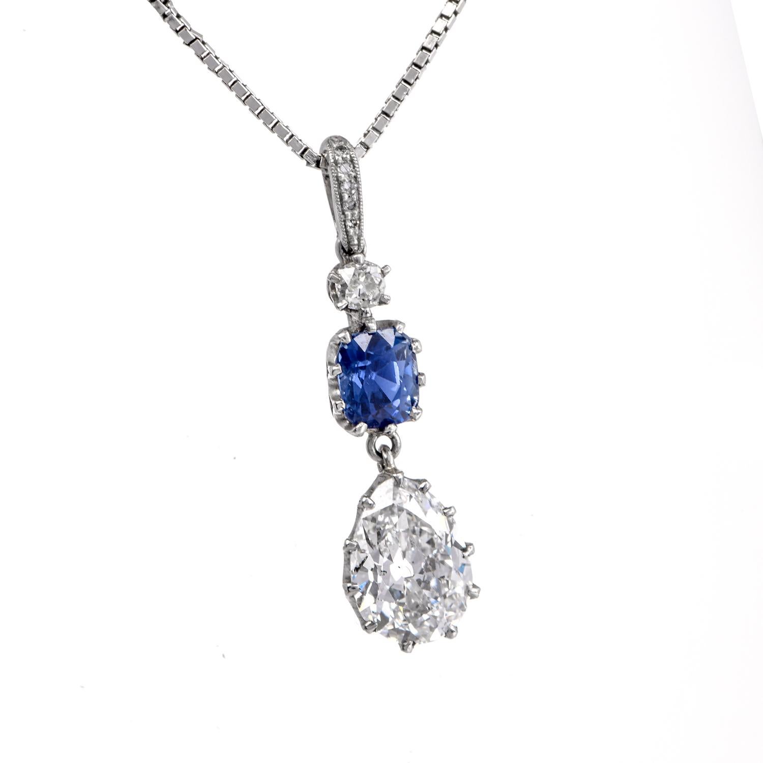 tiffany sapphire necklace