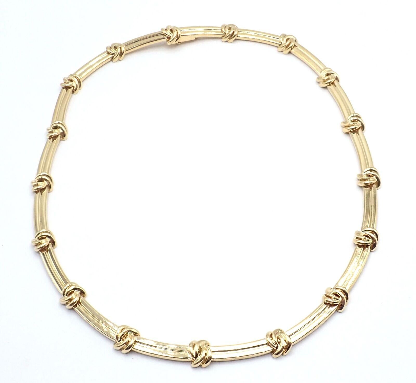Vintage A. Link & Co. Collana in oro giallo in vendita 6