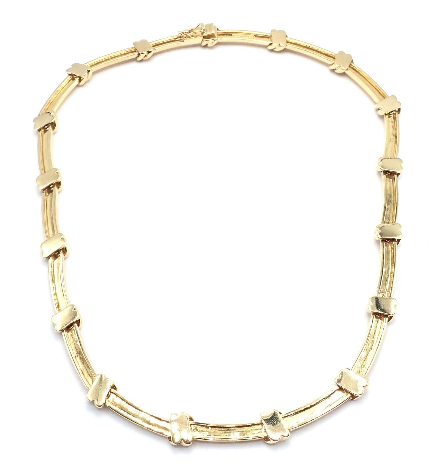 da uomo o donna Vintage A. Link & Co. Collana in oro giallo in vendita