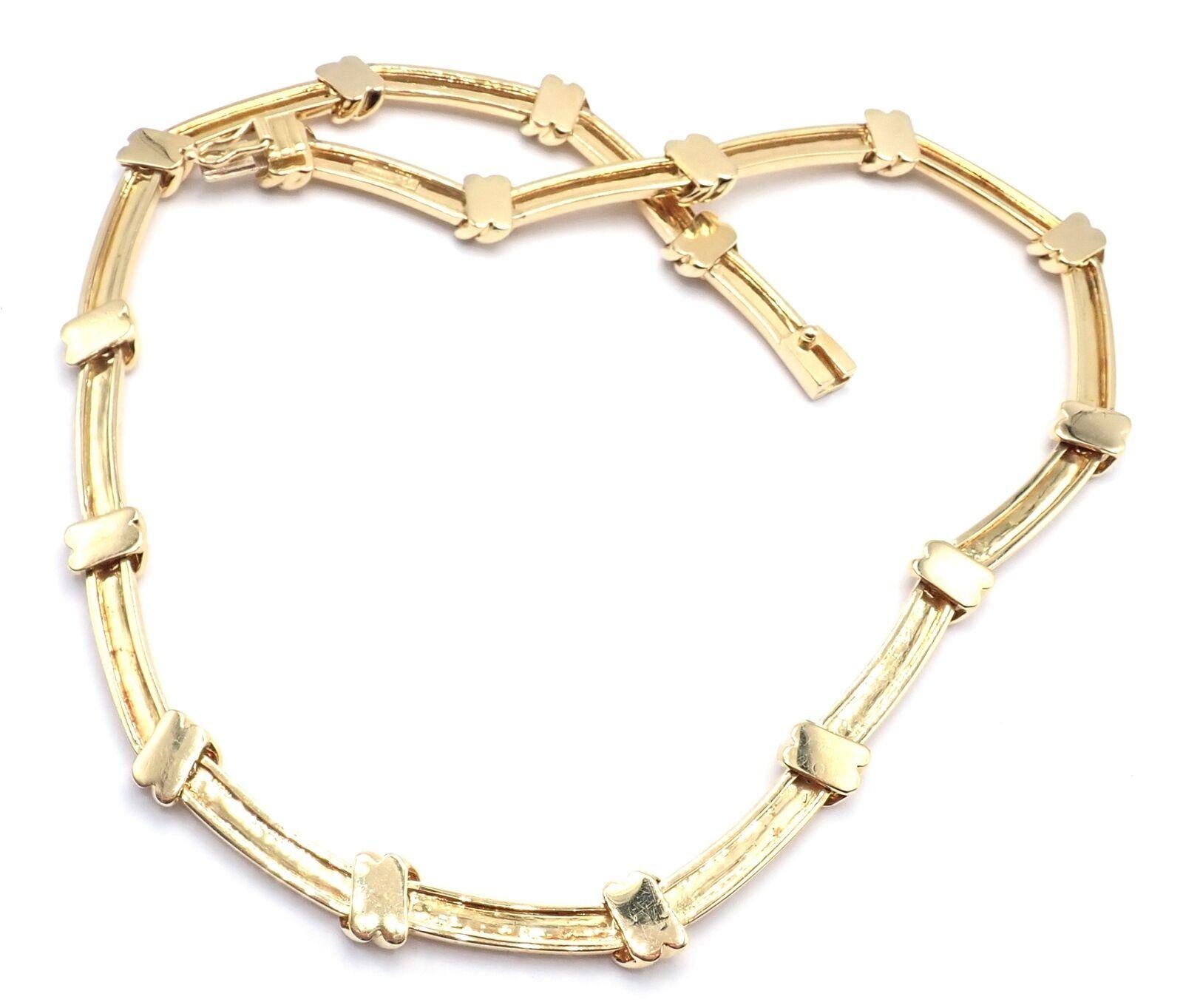 Vintage A. Link & Co. Collana in oro giallo in vendita 3