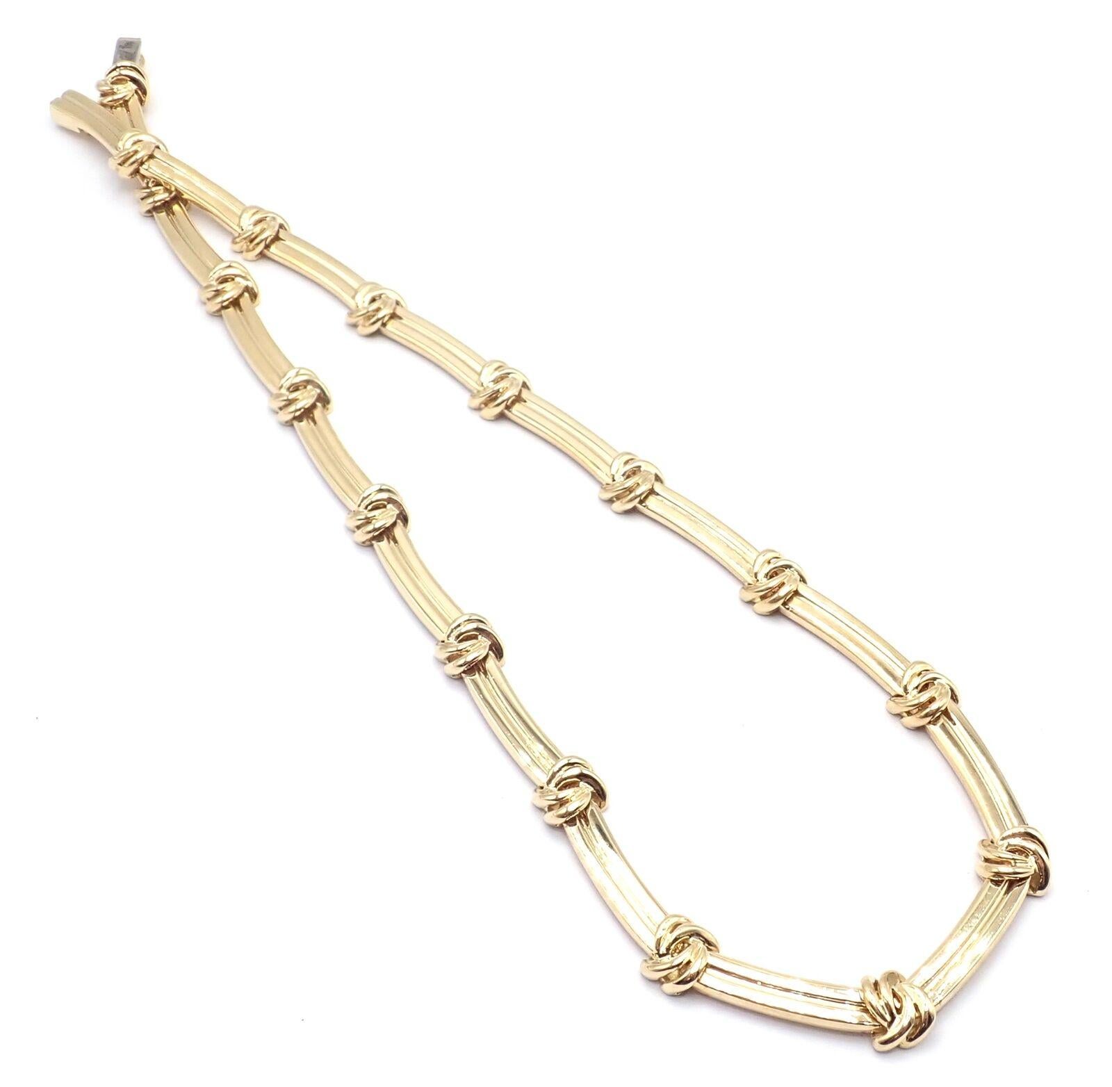 Vintage A. Link & Co. Collana in oro giallo in vendita 4