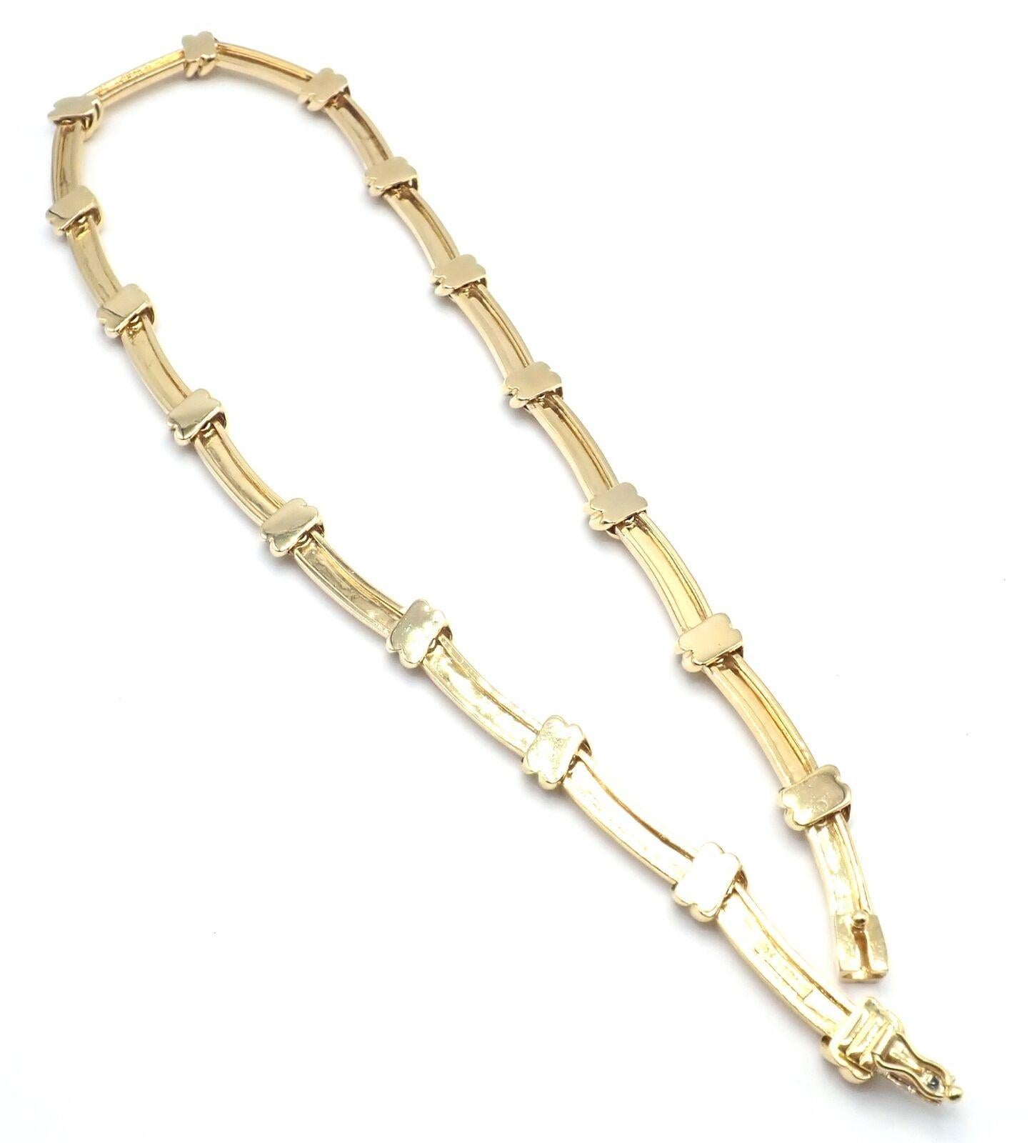 Vintage A. Link & Co. Collana in oro giallo in vendita 5