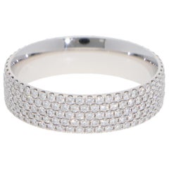Vintage Tiffany & Co. Metro Diamond Five-Row Ring in White Gold