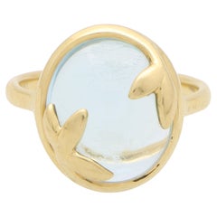 Vintage Tiffany & Co. Paloma Picasso Olive Leaf Topaz Ring