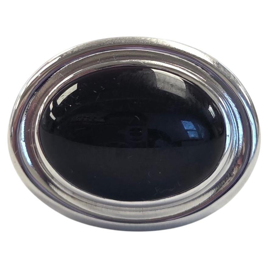 Vintage Tiffany
Co. Paloma Picasso Sterling Silver Onyx Ring #24075