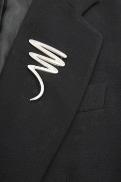 Vintage Tiffany & Co. Paloma Picasso Sterling Silver Scribble Brooch