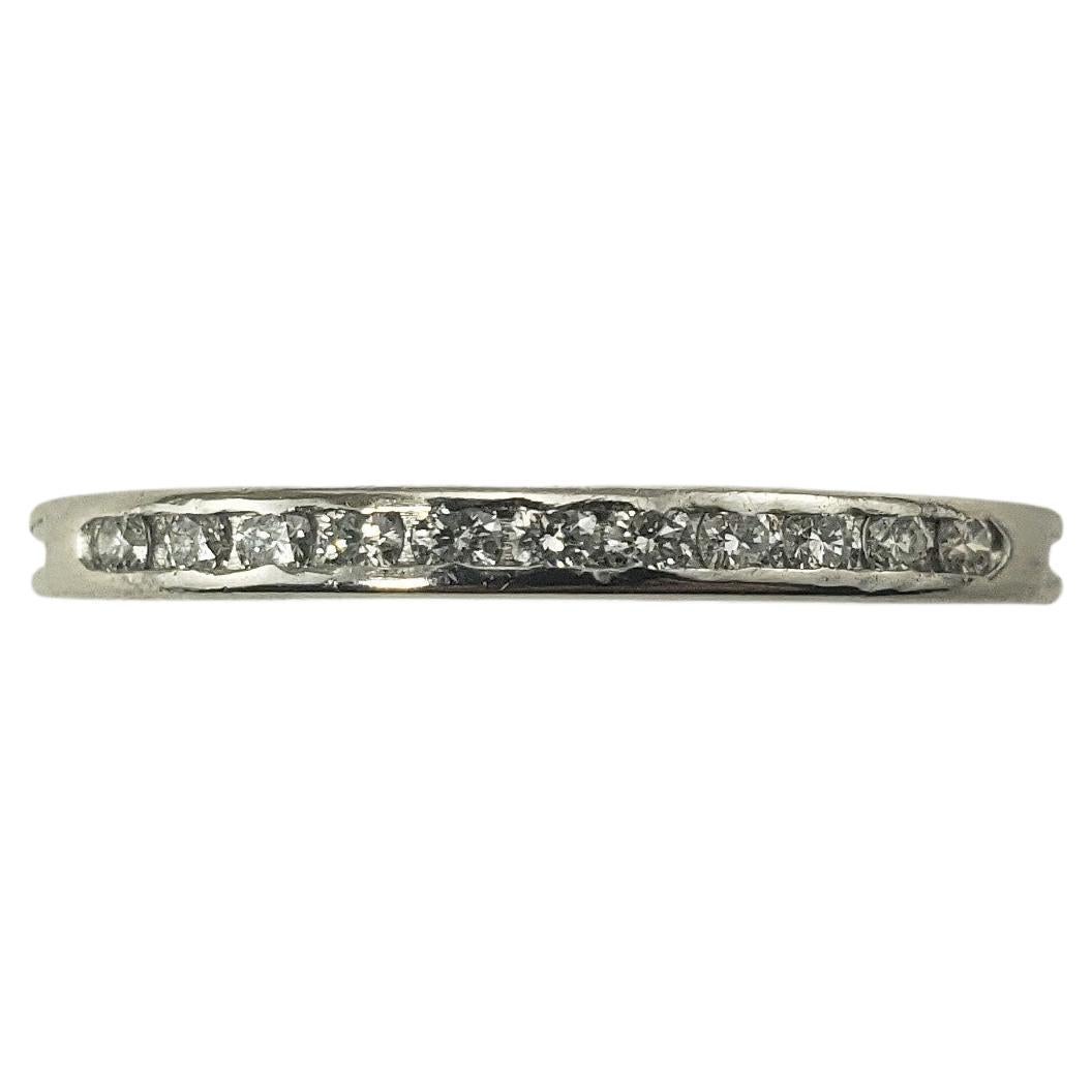 Vintage Tiffany 
Co. Platinum and Diamond Wedding Band