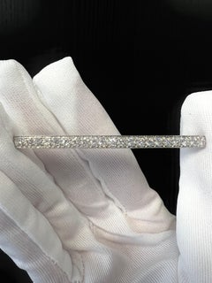 Vintage Tiffany & Co Platinum Diamond and 18k Gold Bar Brooch