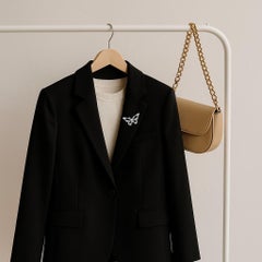 Vintage Tiffany & Co. Platinum Diamond Butterfly Brooch