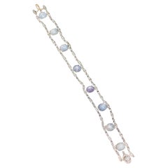 Vintage Tiffany & Co. Platinum Diamond Star Sapphire Bracelet