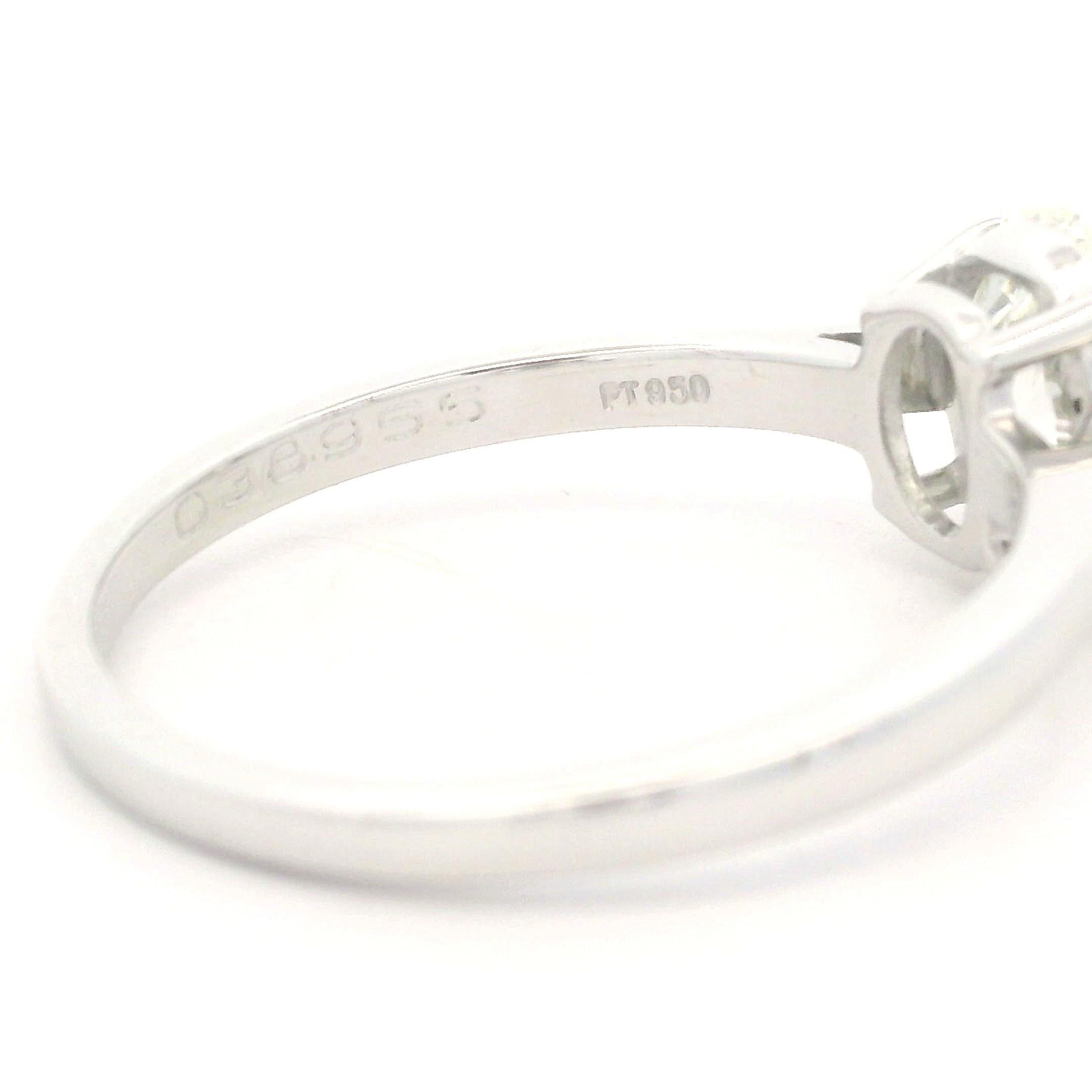 Weinlese Tiffany & Co. Platin GIA 1,52 Karat Oval Diamant Solitär Verlobungsring im Angebot 5