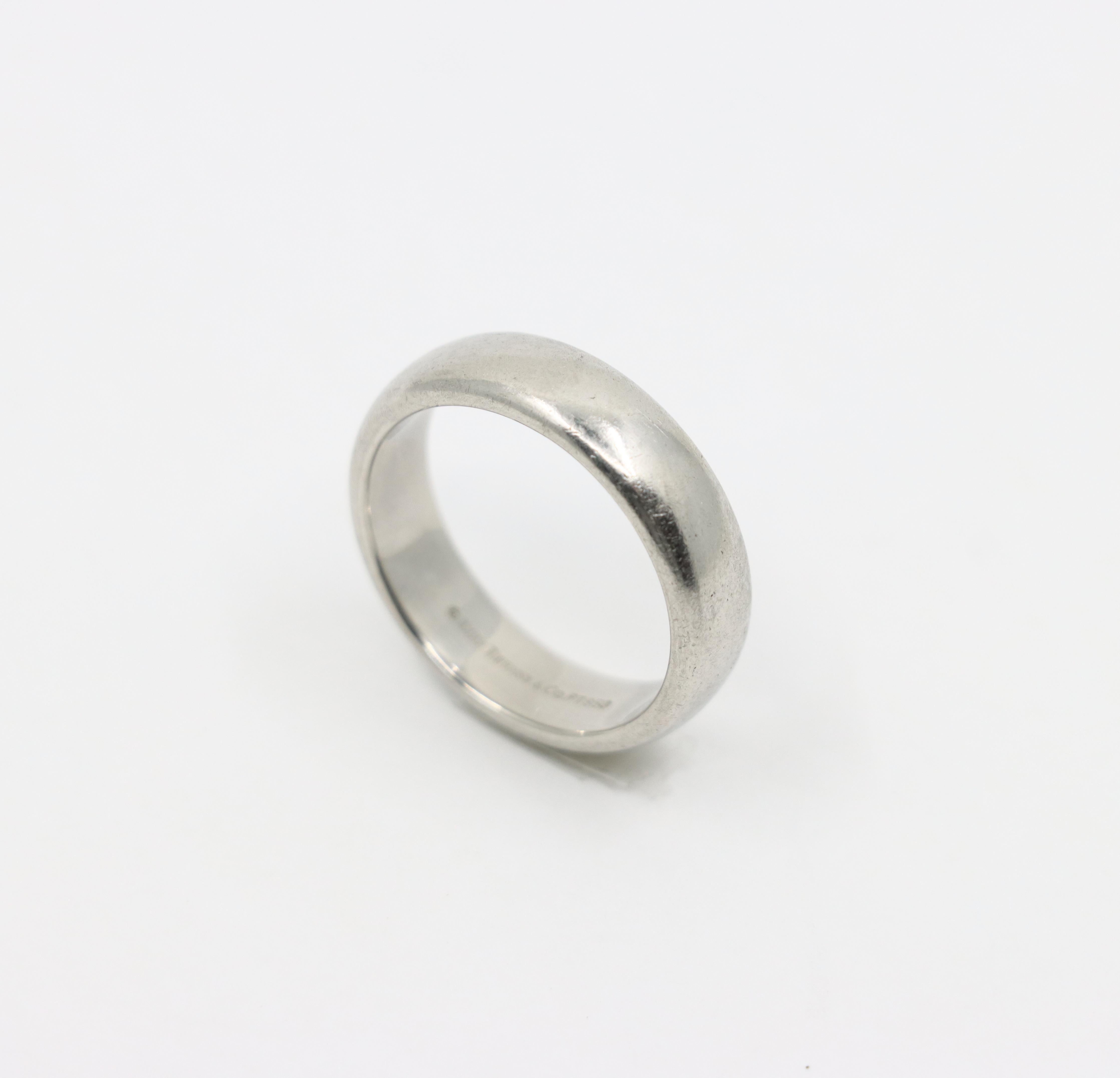 Vintage Tiffany & Co. Platinum Ring For Sale 7