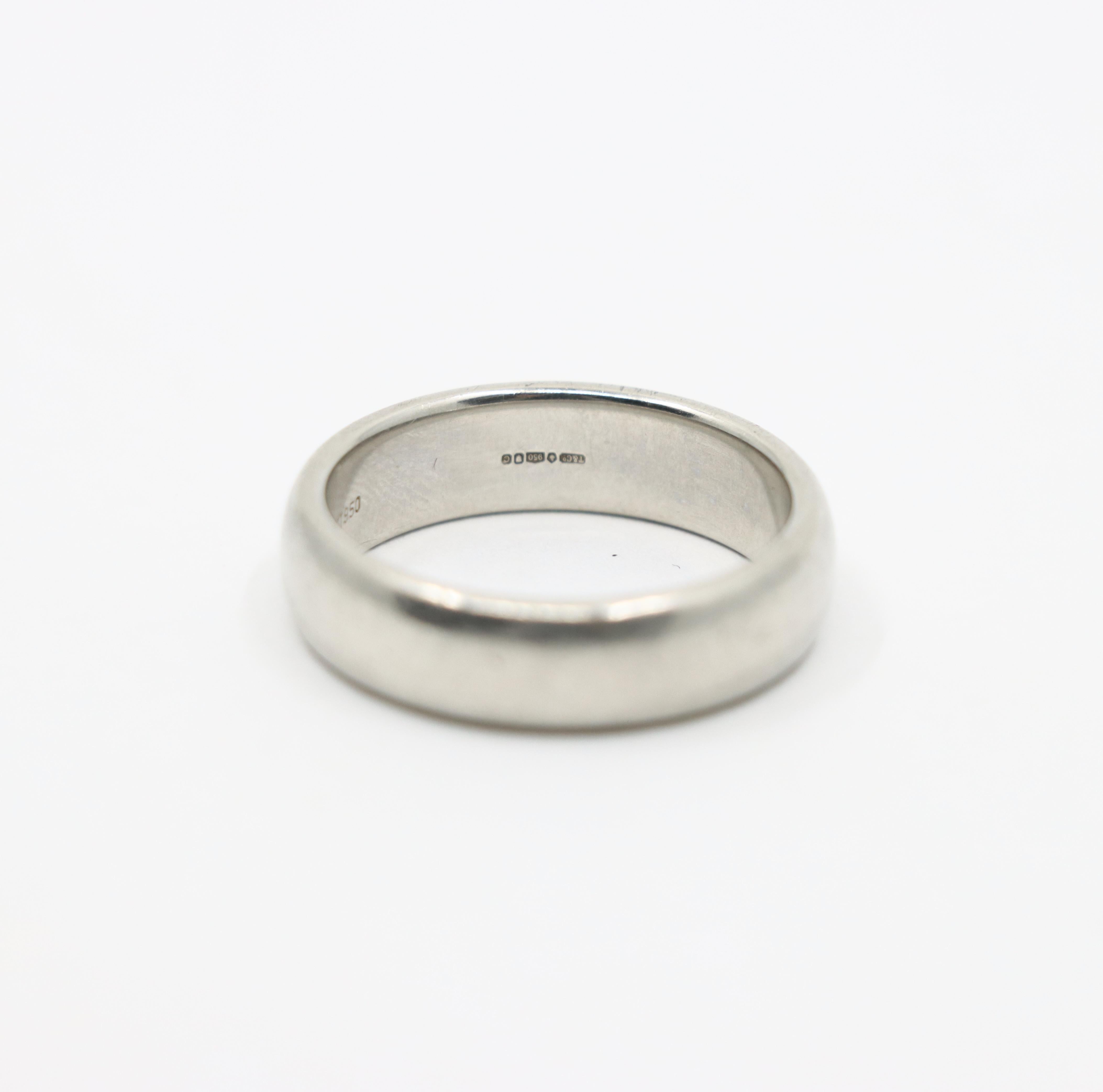 Women's or Men's Vintage Tiffany & Co. Platinum Ring For Sale