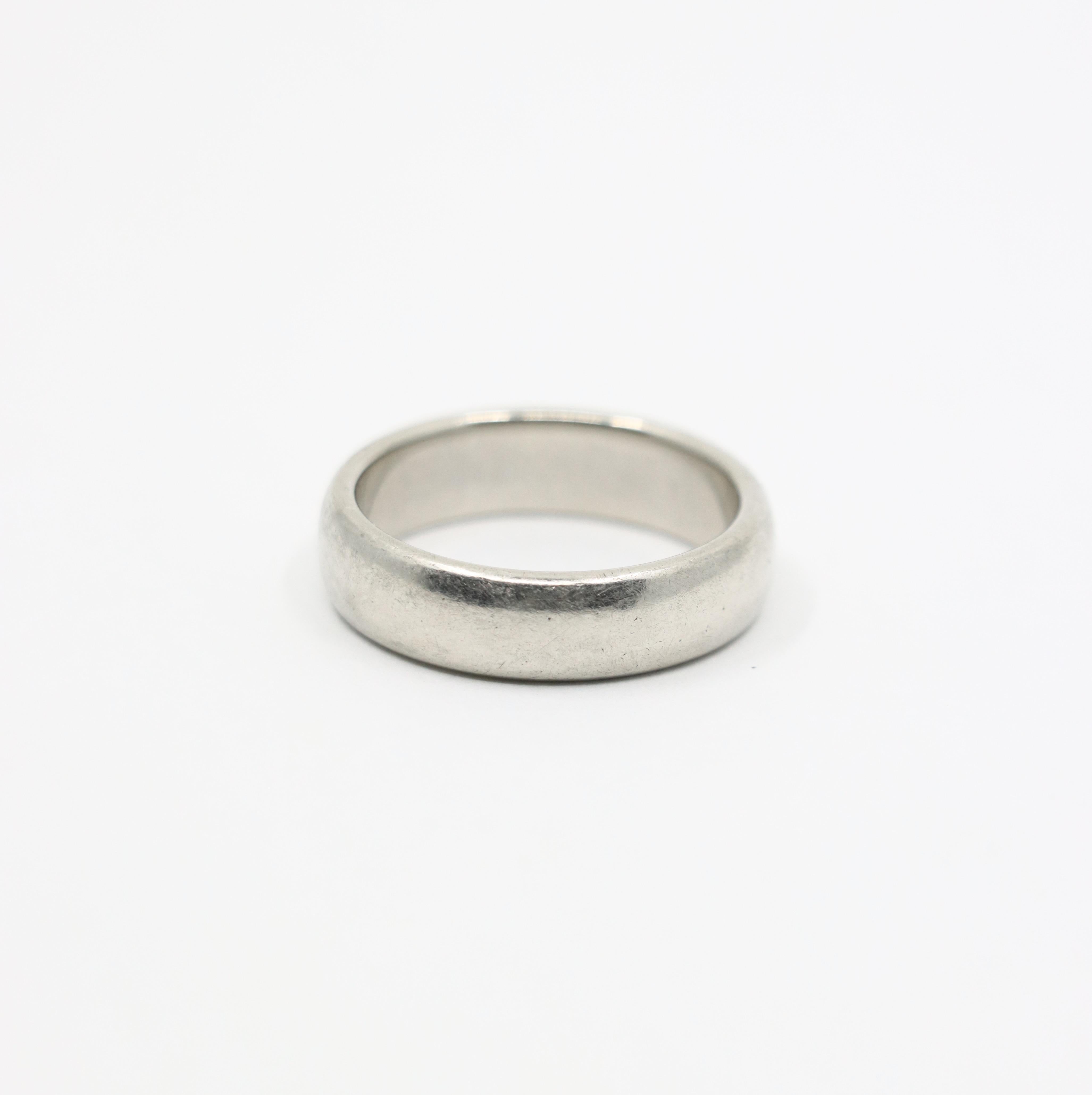Vintage Tiffany & Co. Platinum Ring For Sale 1