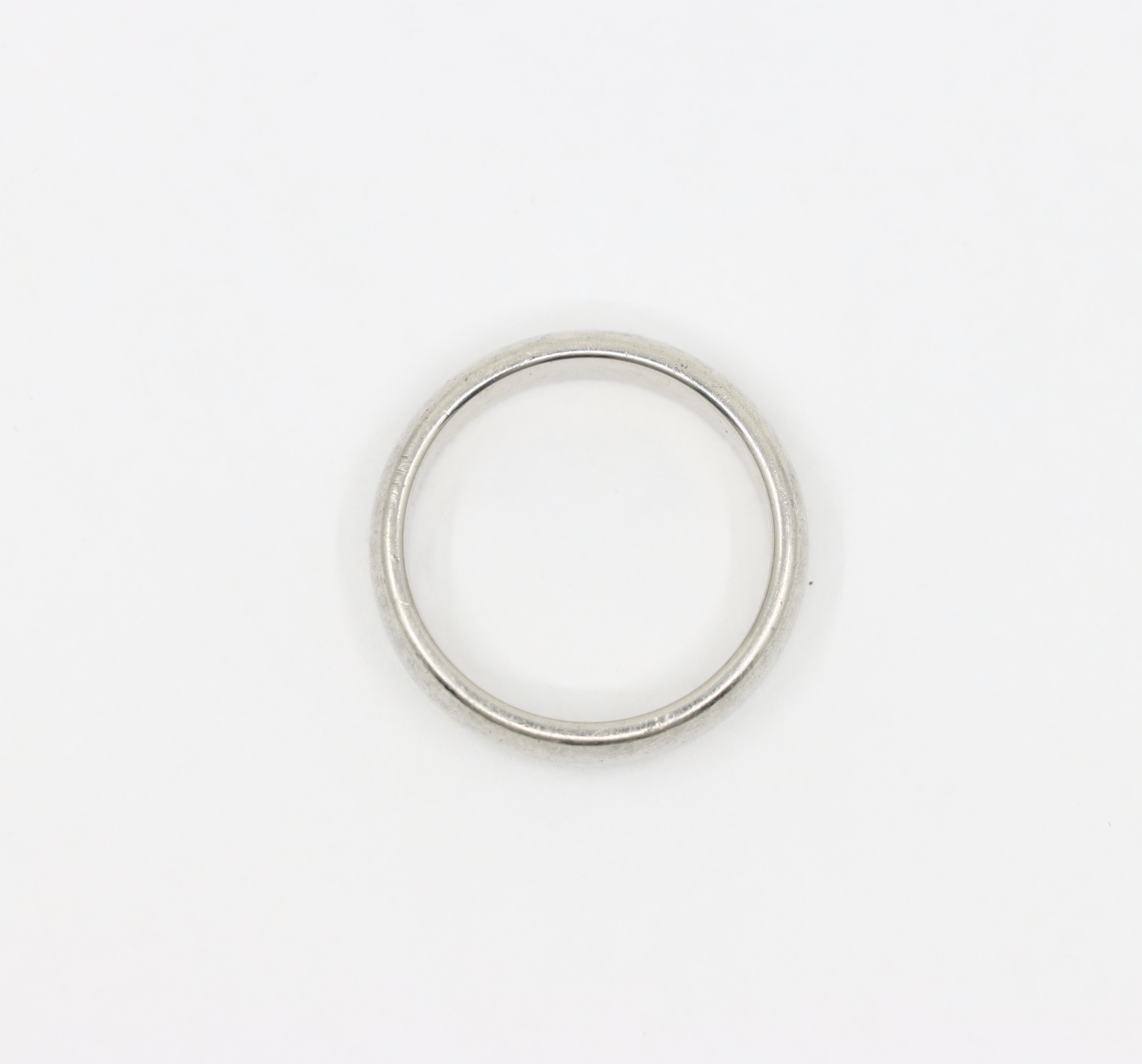 Vintage Tiffany & Co. Platinum Ring For Sale 2