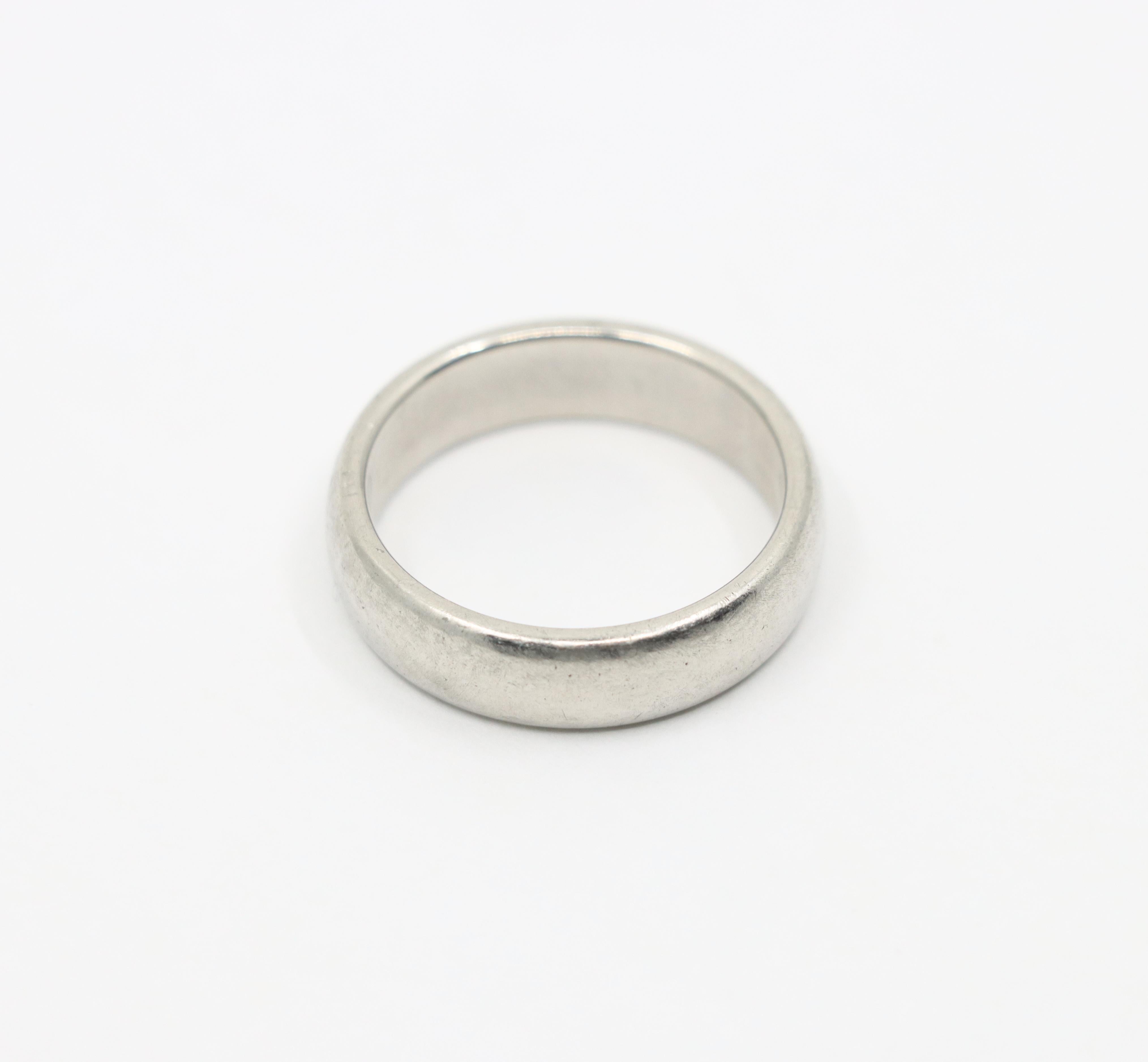 Vintage Tiffany & Co. Platinum Ring For Sale 3