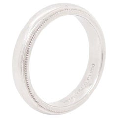 Vintage Tiffany & Co. Platinum Wedding Band Ring
