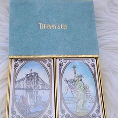 Vintage Tiffany & Co. Playing Cards Two Sealed Decks Statue of Liberty Bridge