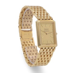 Vintage Tiffany & Co Portfolio Gold Plated Quartz Watch