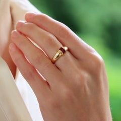 Vintage Tiffany & Co. Retro Ruby Ring Set in 18k Yellow Gold
