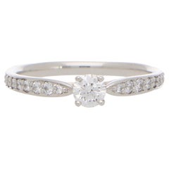 Vintage Tiffany & Co. Round Brilliant Cut Diamond Ring in Platinum