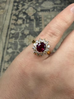 Vintage Tiffany & Co., Ruby and Diamond Ring, 18K
