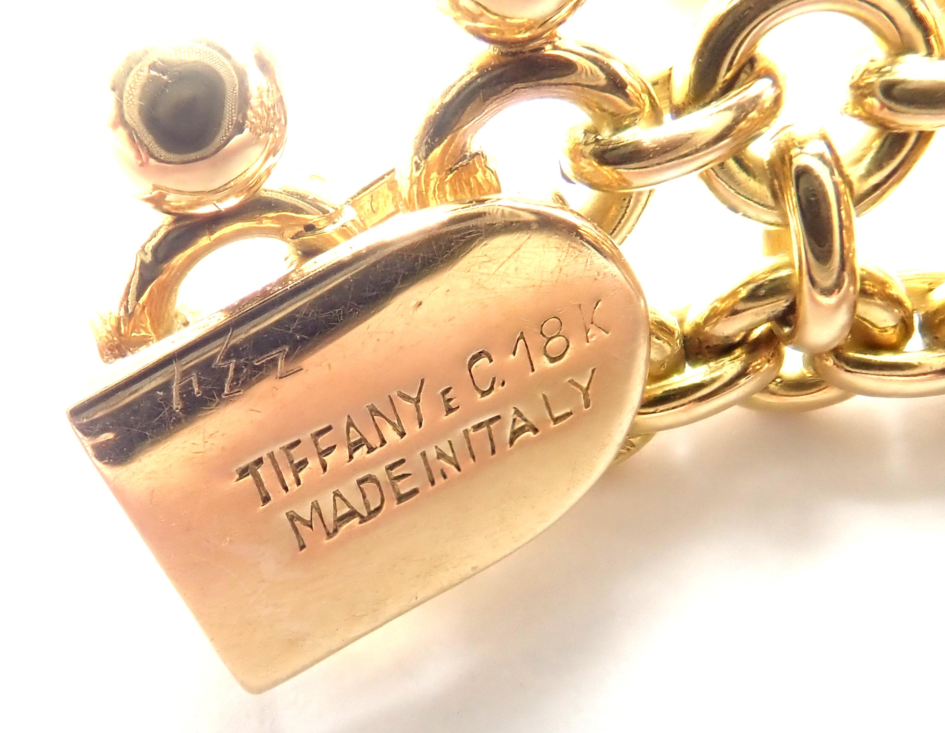 Vintage Tiffany & Co. Ruby Collar Yellow Gold Necklace For Sale 2