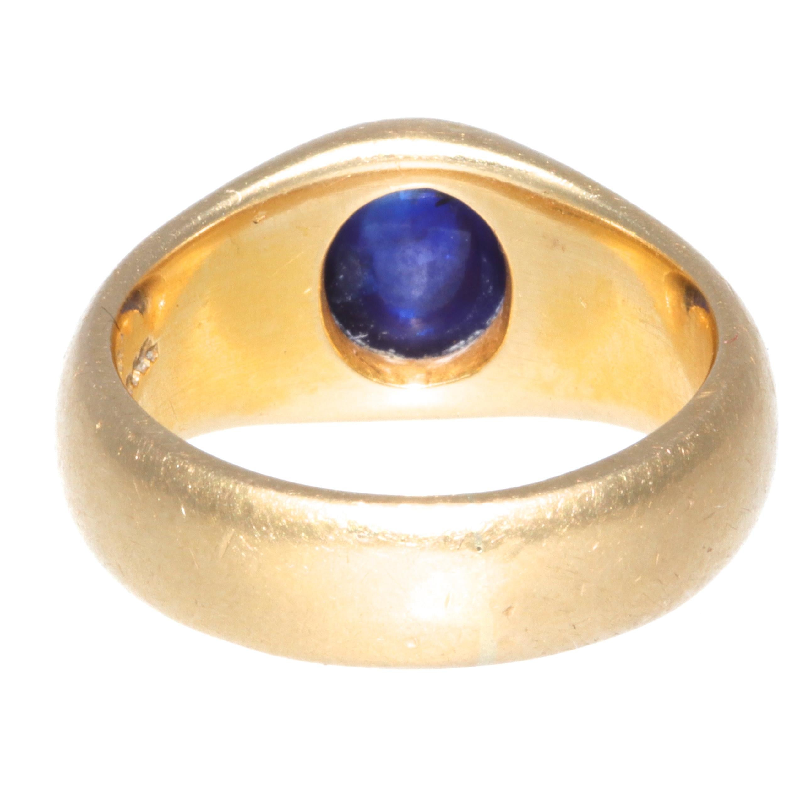 Weinlese Tiffany & Co. Zigeuner-Ring mit Saphir 2