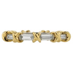 Tiffany & Co. Bracelet d'éternité Schlumberger vintage en diamants taille 7,5