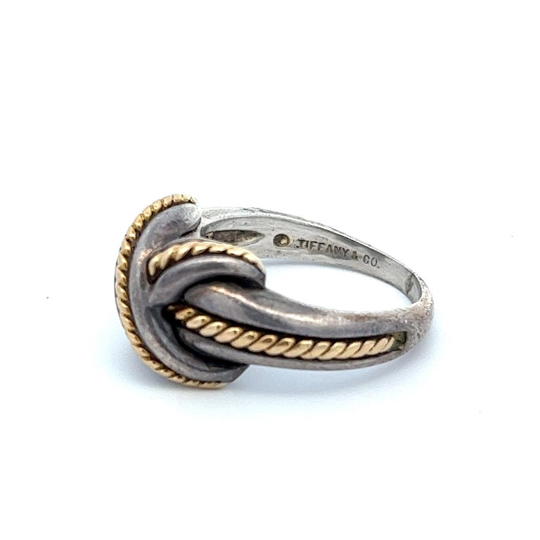 Vintage Tiffany and Co. Signature X Cross Ring: 18k Yellow Gold