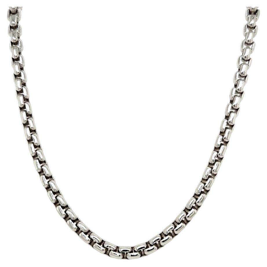 Square Chain Necklace at 1stDibs | long square necklace, square chains ...