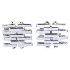 Tiffany
Co. d
epoca. Gemelli in argento sterling e oro 18 carati