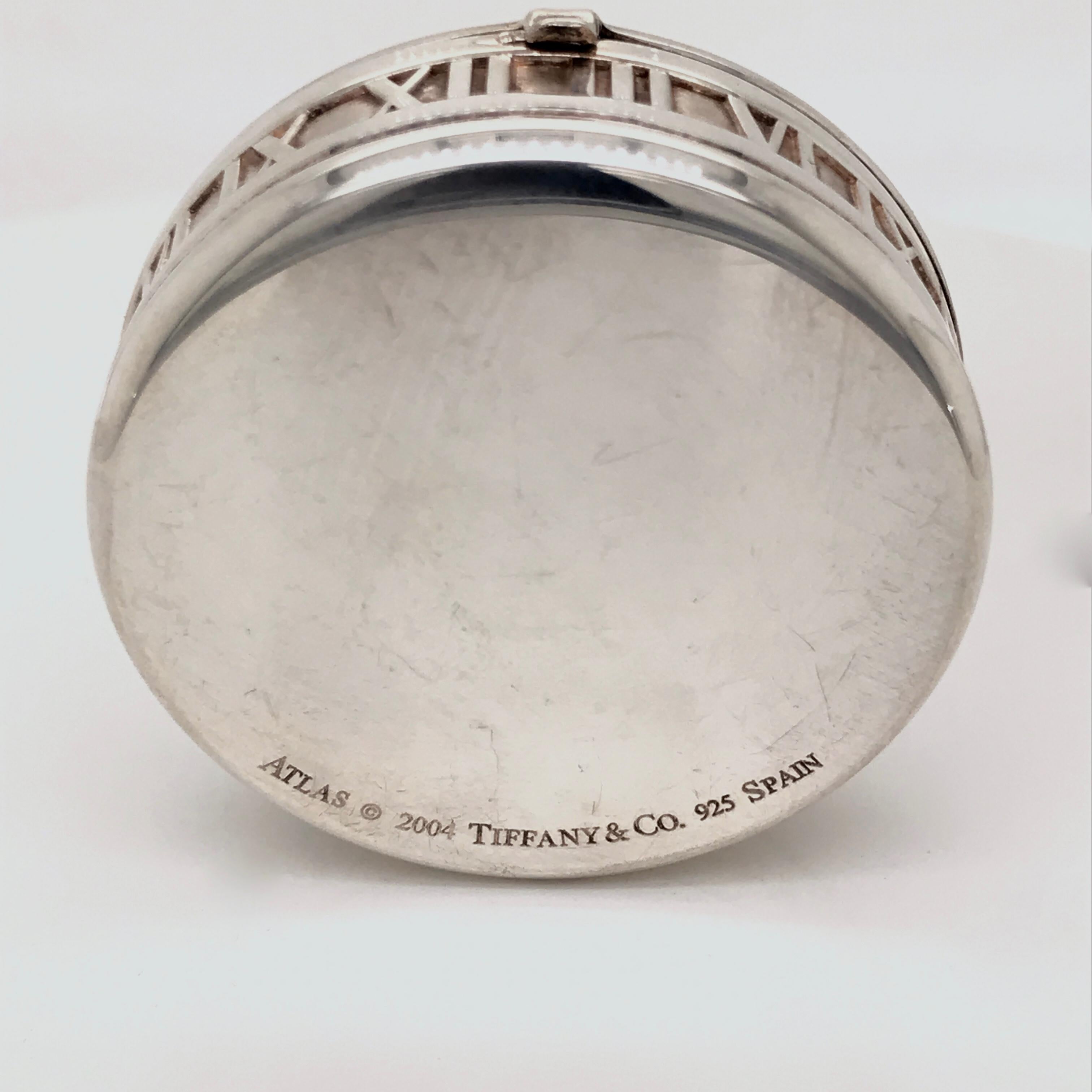 Vintage Tiffany & Co. Sterling Silver Atlas Compass 3
