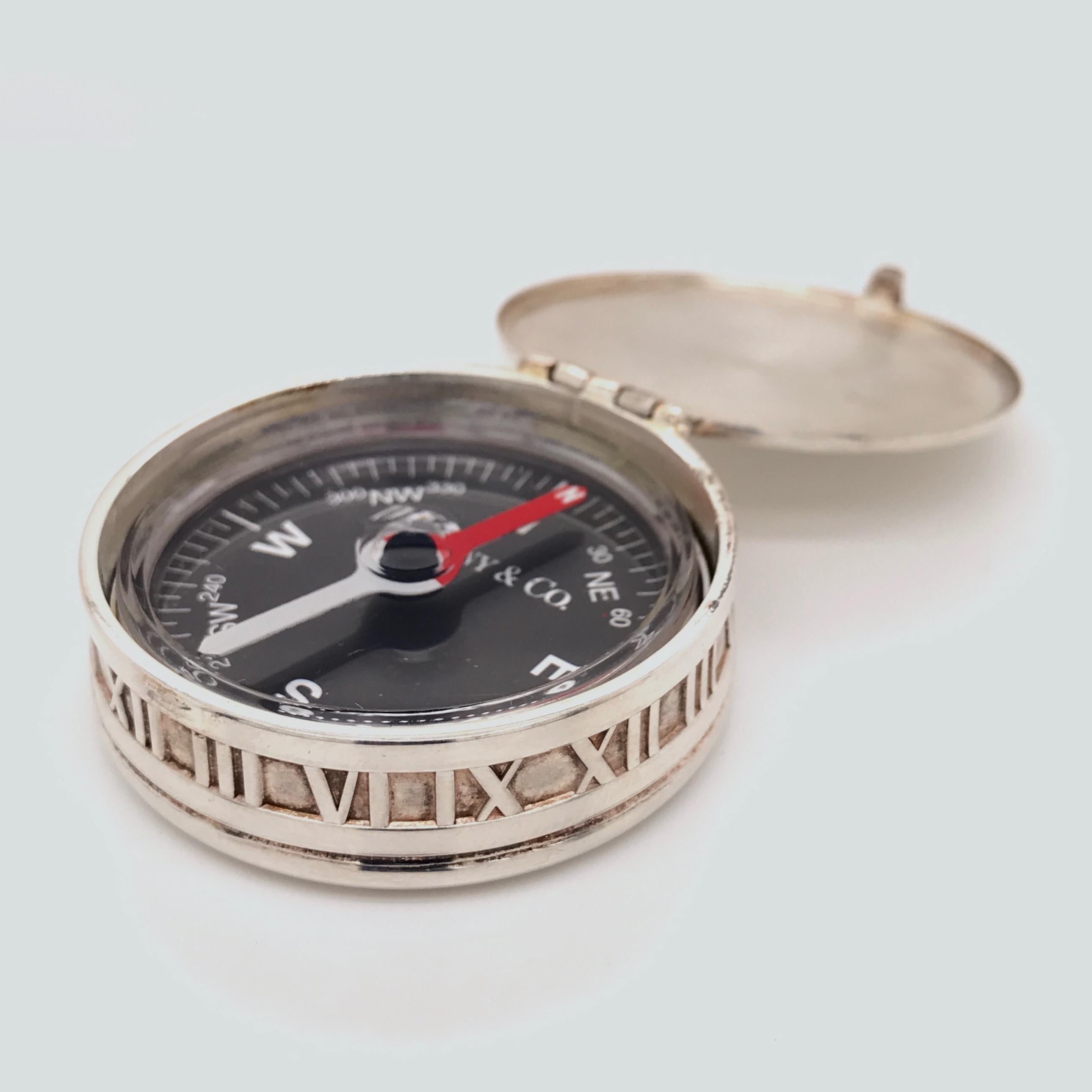 sterling silver compass