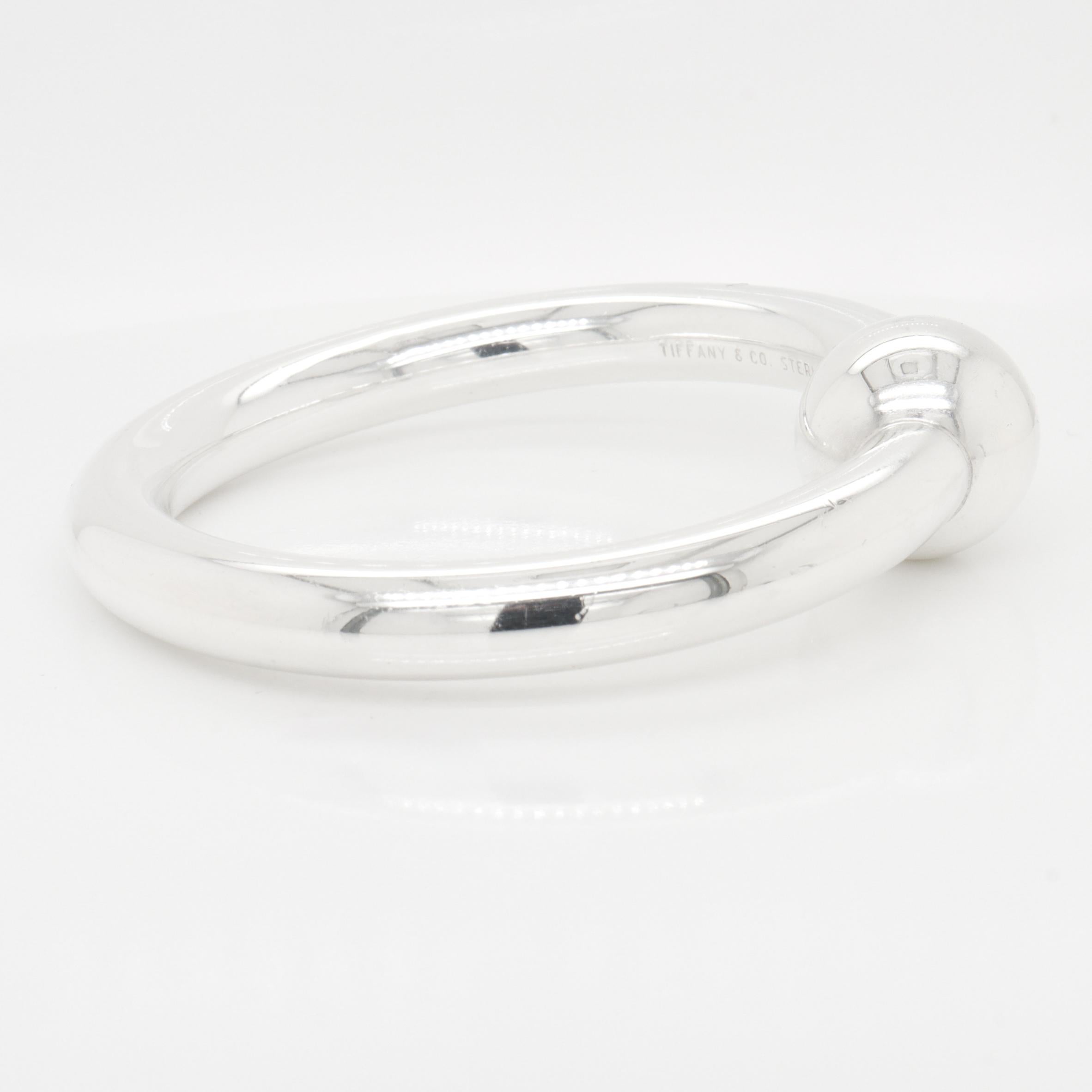 Vintage Tiffany & Co. Sterling Silver Baby Rattle or Teething Ring For Sale 5